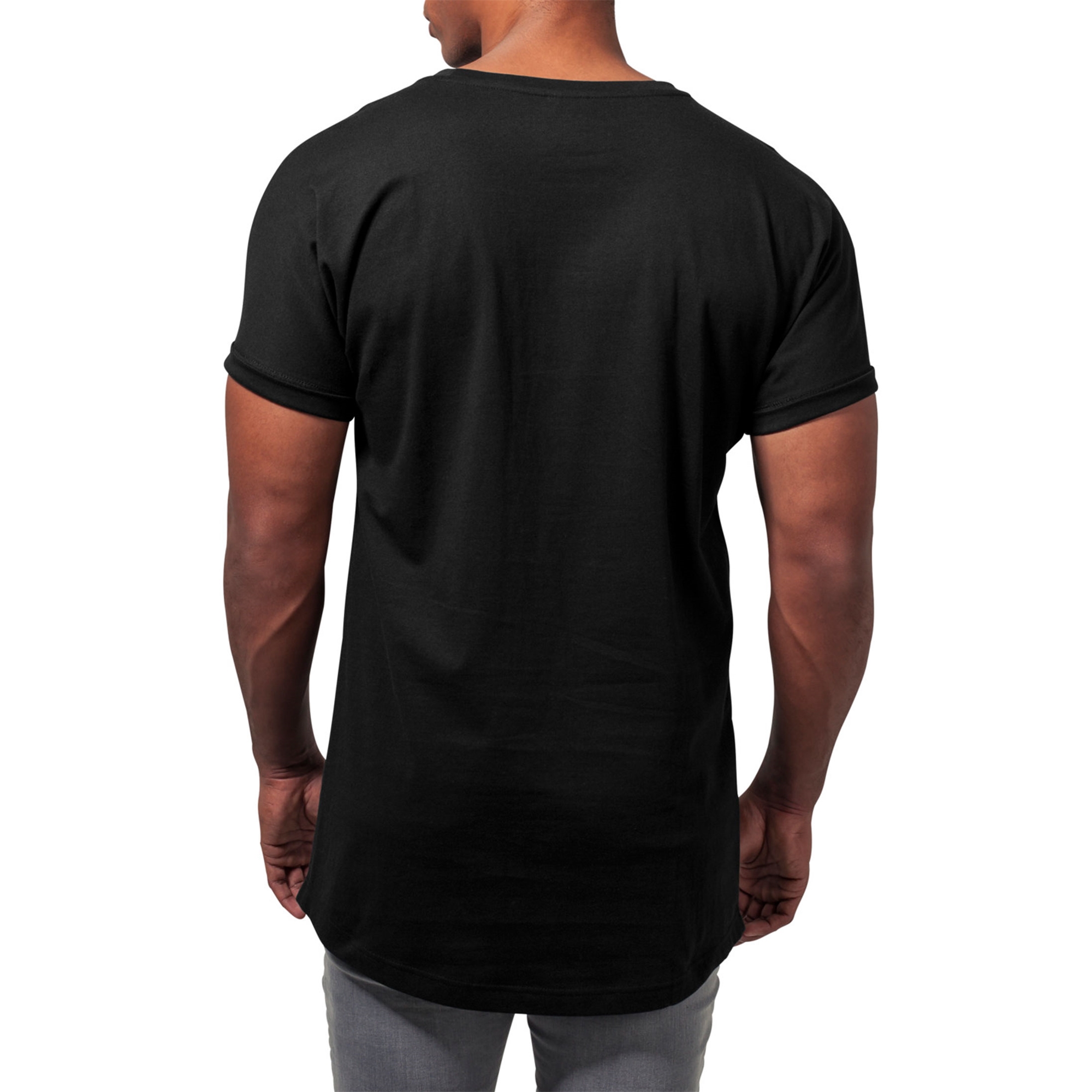 Urban Classics Herren T-Shirt Shaped oversize | Shirt Tee lang extra Turnup Long eBay