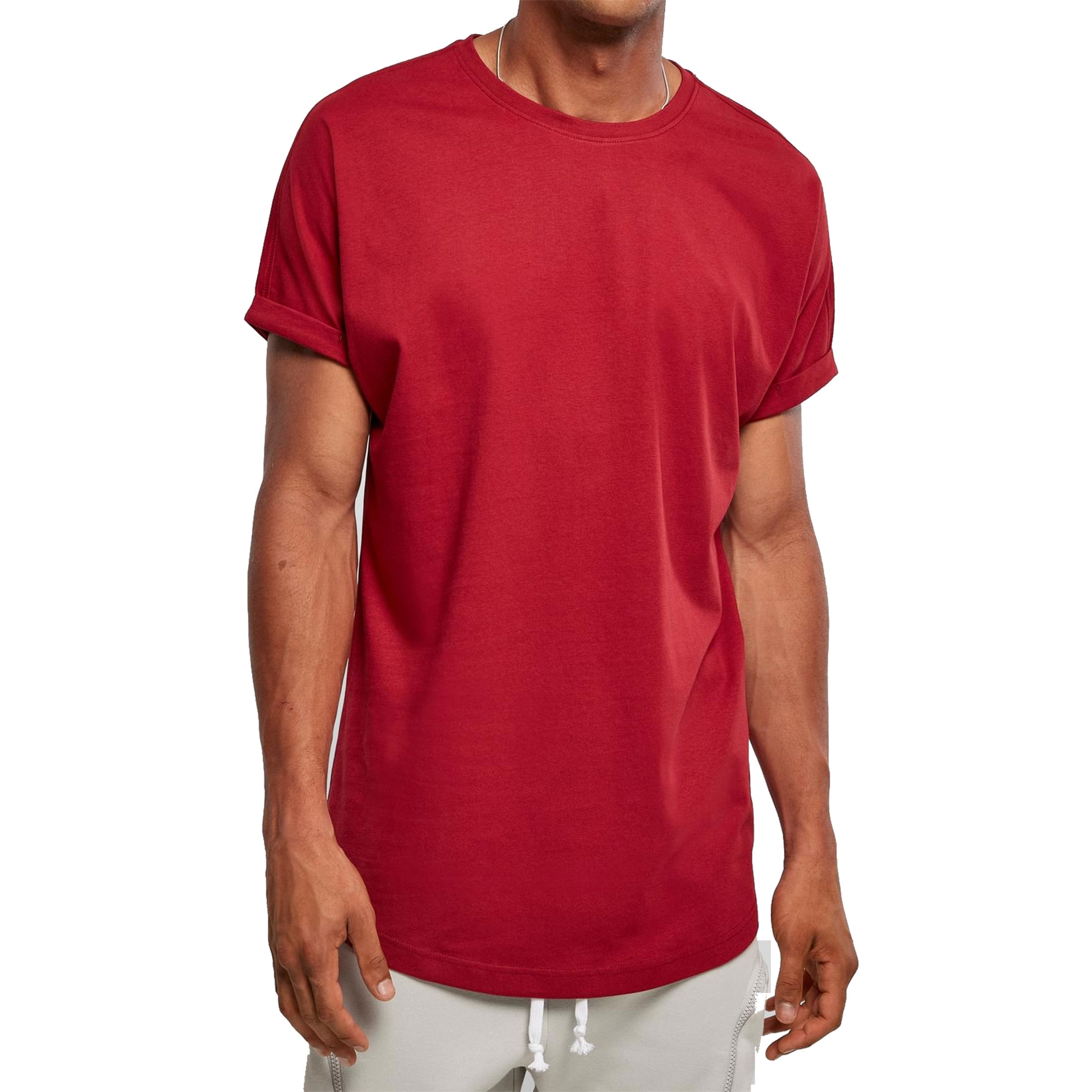 Urban Classics Herren T-Shirt Shaped extra eBay Shirt oversize Tee | Turnup lang Long