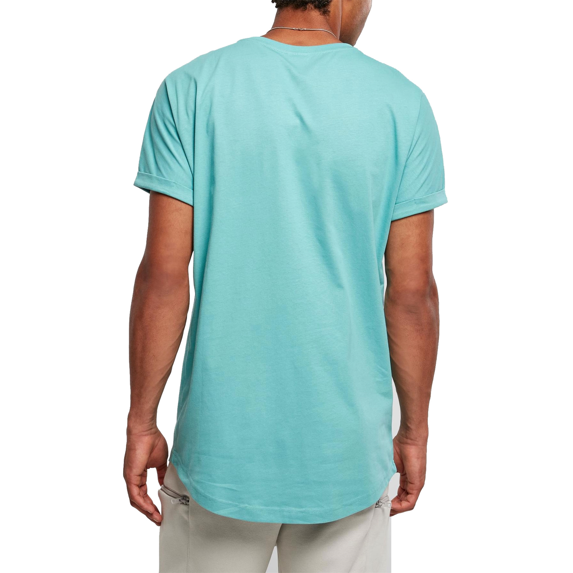 Urban Classics Shirt eBay Shaped extra Tee oversize Herren | Long lang Turnup T-Shirt