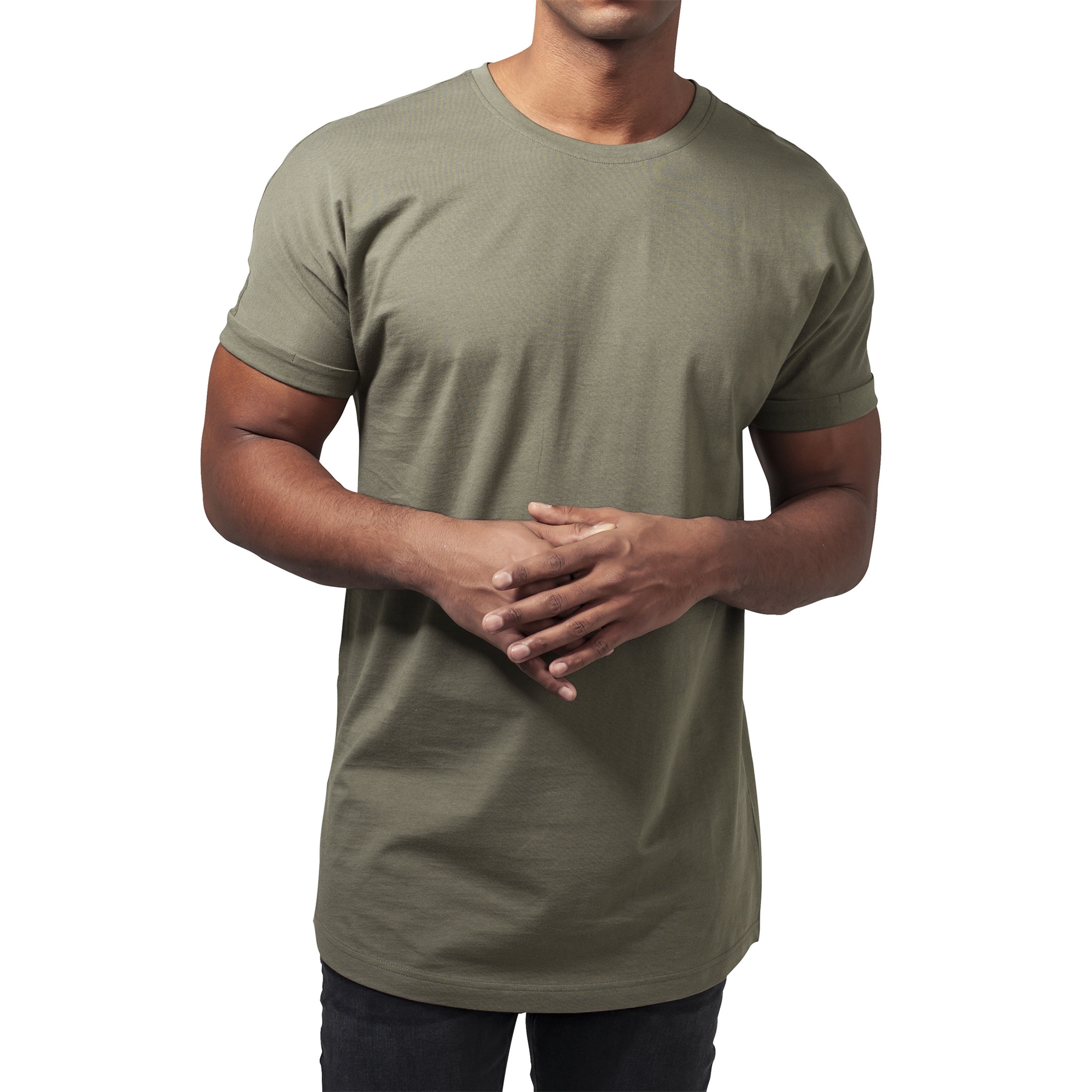 lang T-Shirt eBay extra Shirt Shaped Long | Classics Herren Turnup oversize Tee Urban