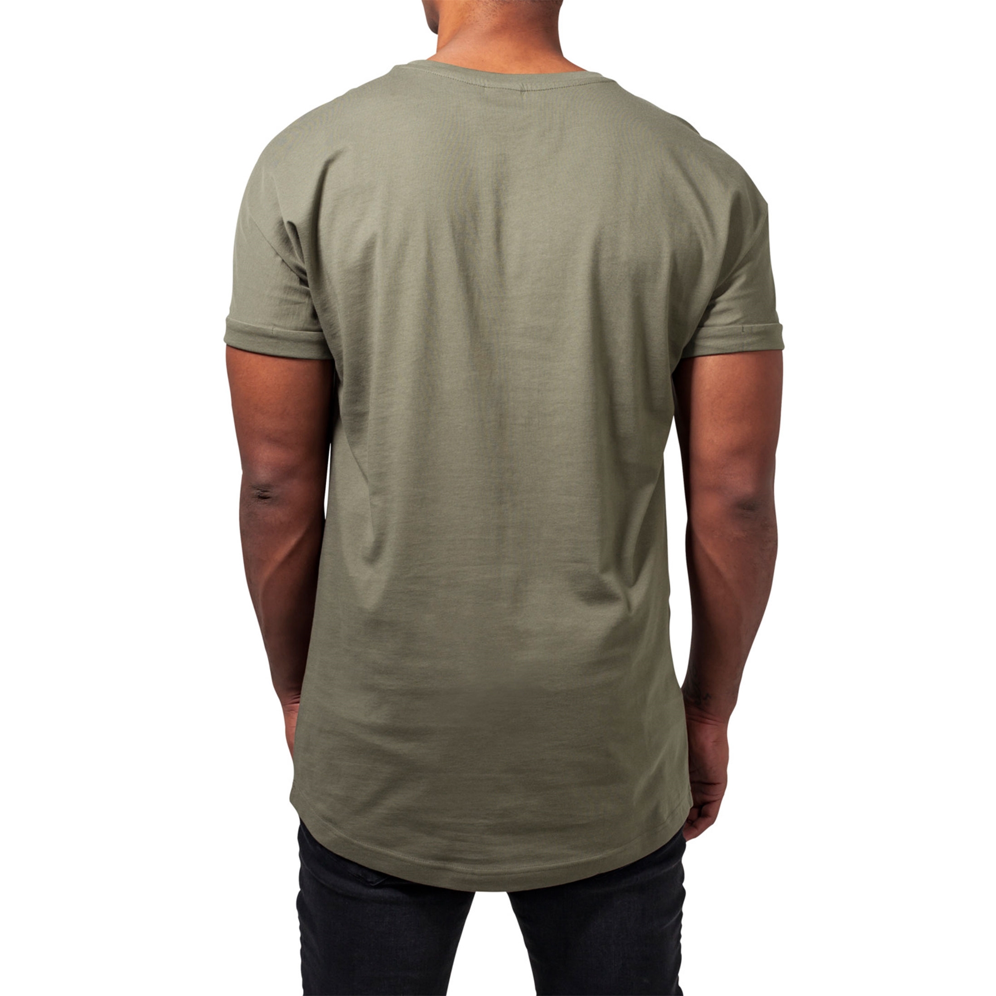 oversize Herren | eBay lang T-Shirt Shirt Tee Long extra Classics Shaped Urban Turnup