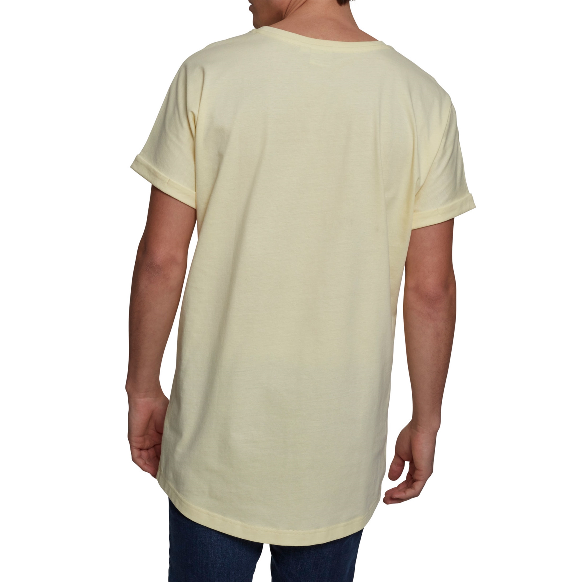 Urban Classics Long | lang extra Shirt oversize Turnup T-Shirt Tee eBay Shaped Herren