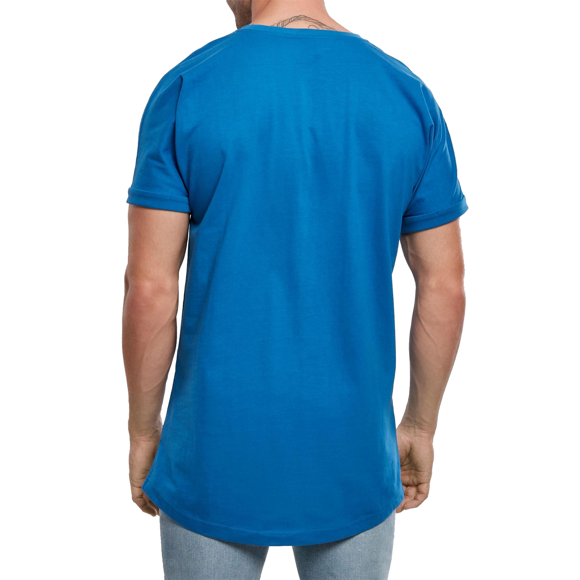 Urban Classics Herren T-Shirt Shirt extra lang oversize Long | eBay Tee Turnup Shaped
