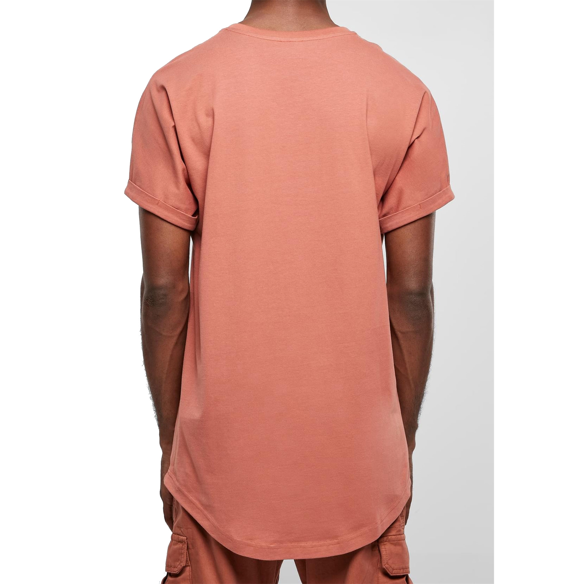 Urban Classics Herren T-Shirt eBay oversize Shirt Long | extra Shaped lang Turnup Tee
