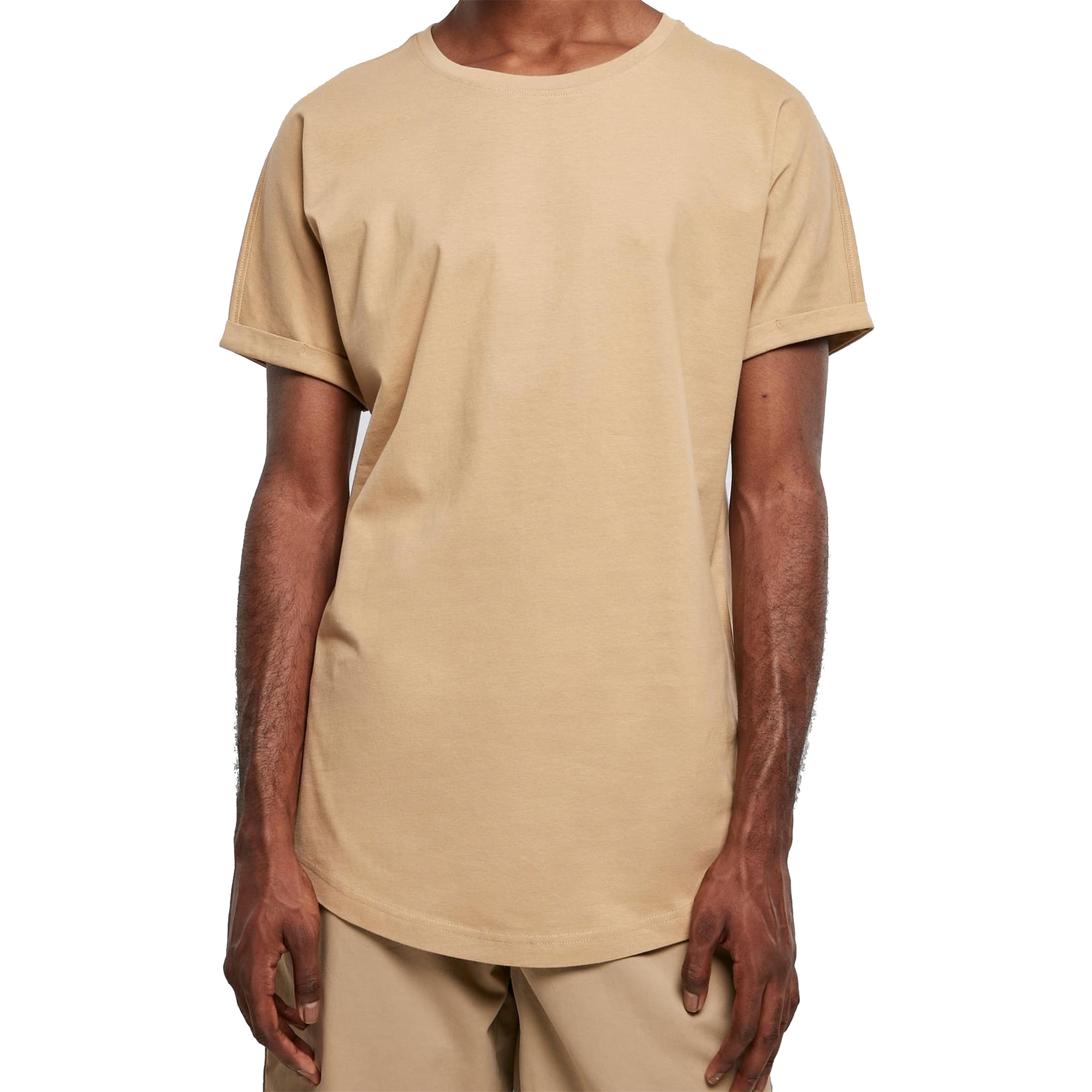 Urban Classics extra lang Shaped Shirt Turnup T-Shirt Long Herren eBay Tee oversize 