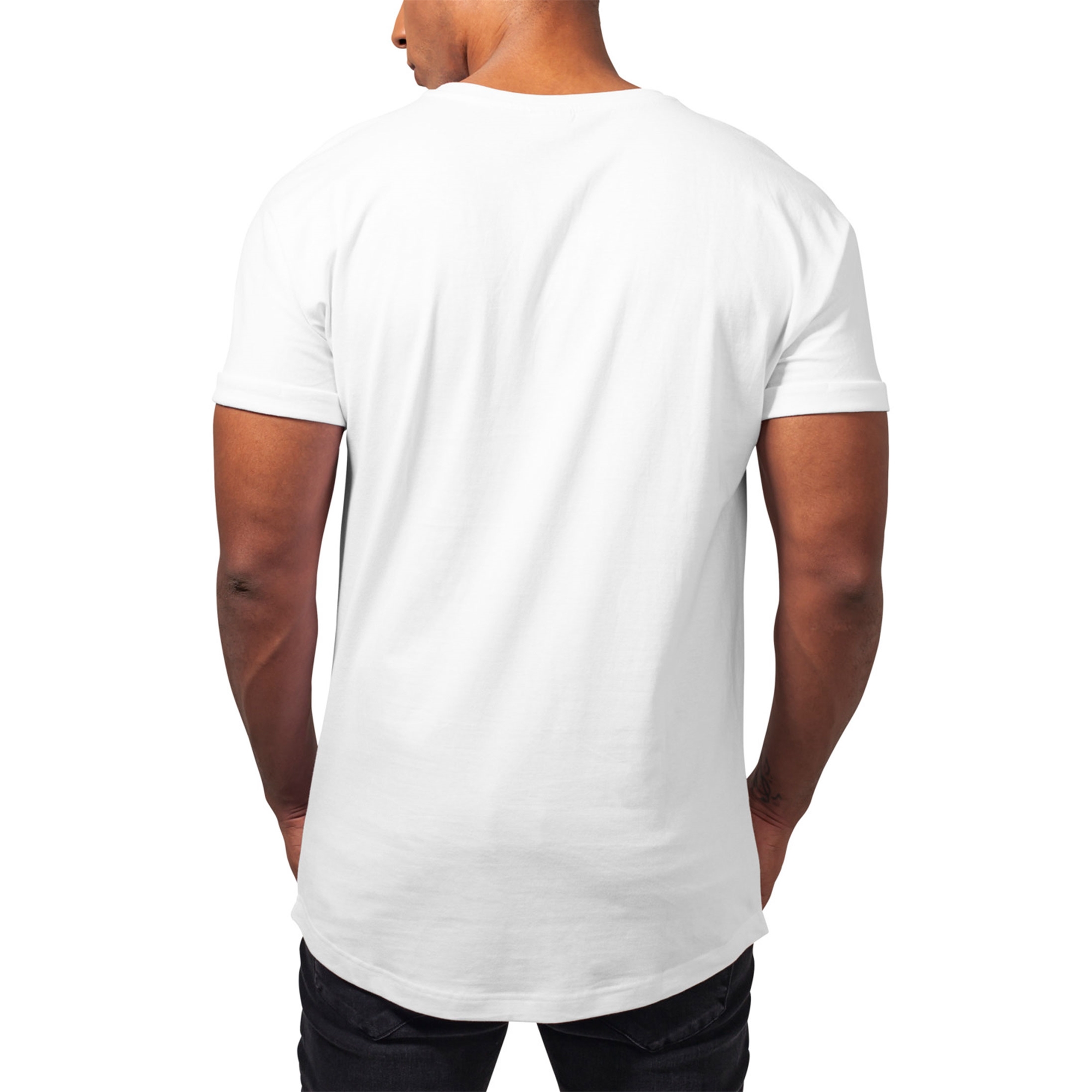 Urban Classics Herren T-Shirt Shirt Long oversize Turnup lang | Shaped eBay extra Tee
