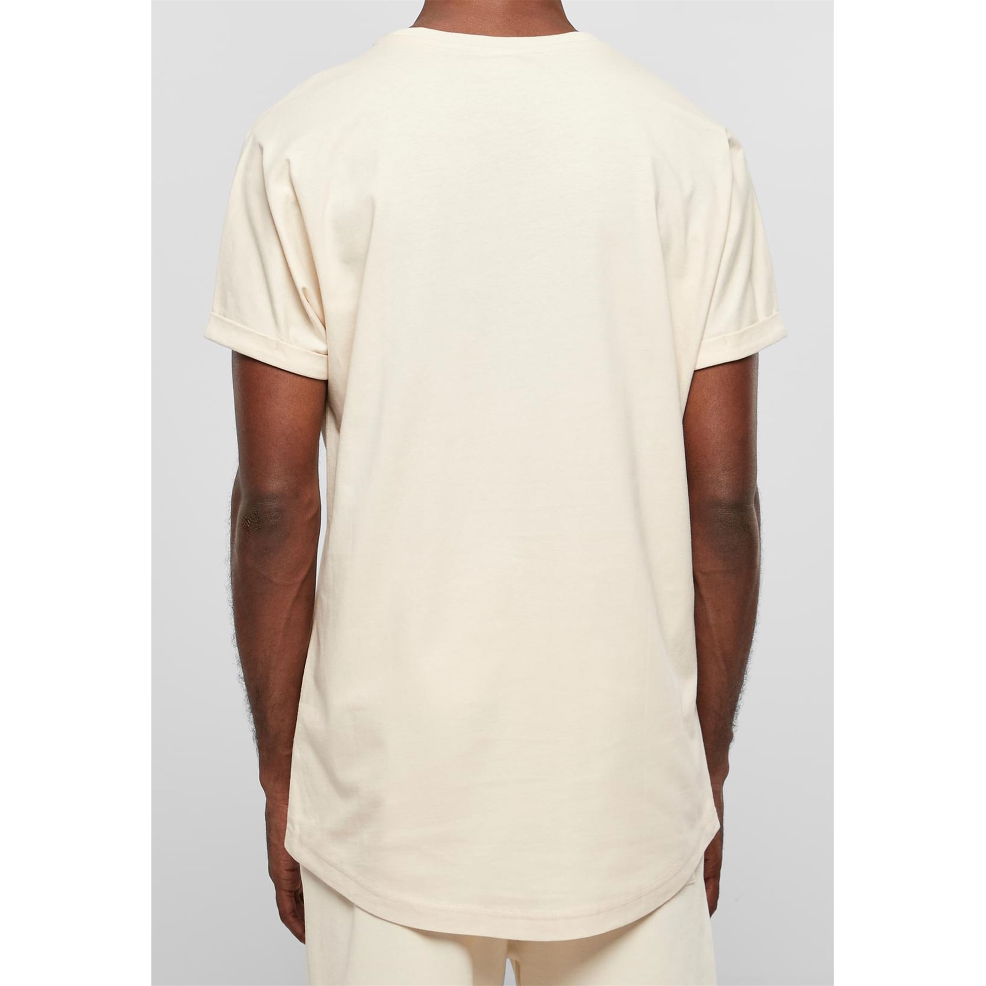 Urban Classics Herren lang oversize | Long Turnup eBay Shaped Tee T-Shirt extra Shirt